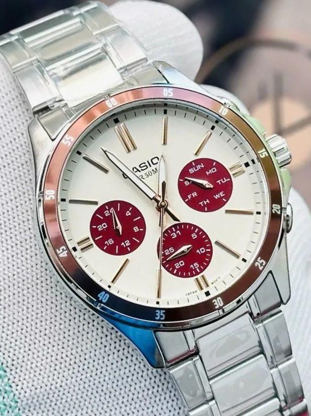 Наручные часы мужские Casio MTP-1374D-5A2 Timeless Collection Коричневый (2693615199)