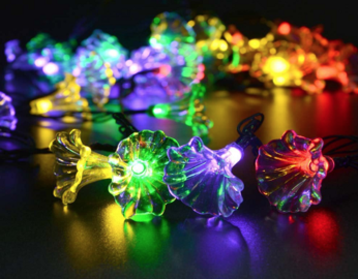 Садовая гирлянда на солнечной батарее Sirius SL2885M-MG20 цветы (20825) - фото 3 Садовая гирлянда на солнечной батарее Sirius SL2885M-MG20 цветы (20825) - фото 3