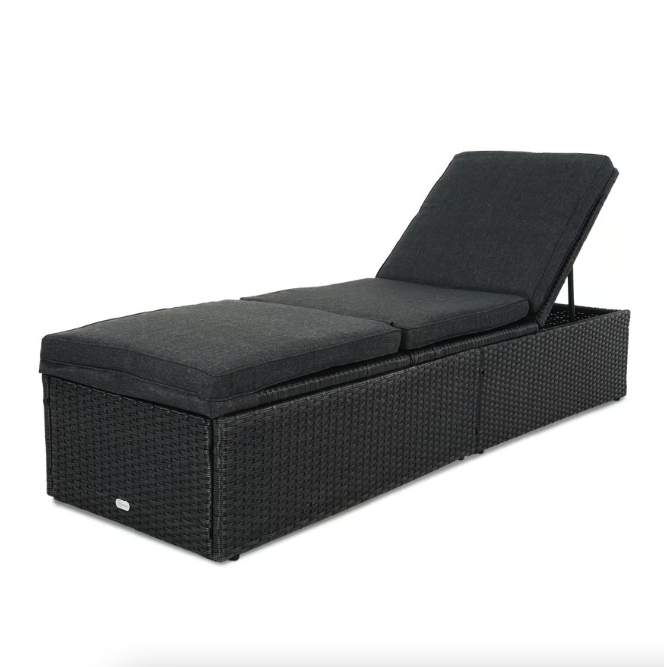 Шезлонг садовый Di Volio Asco Черный (4506)