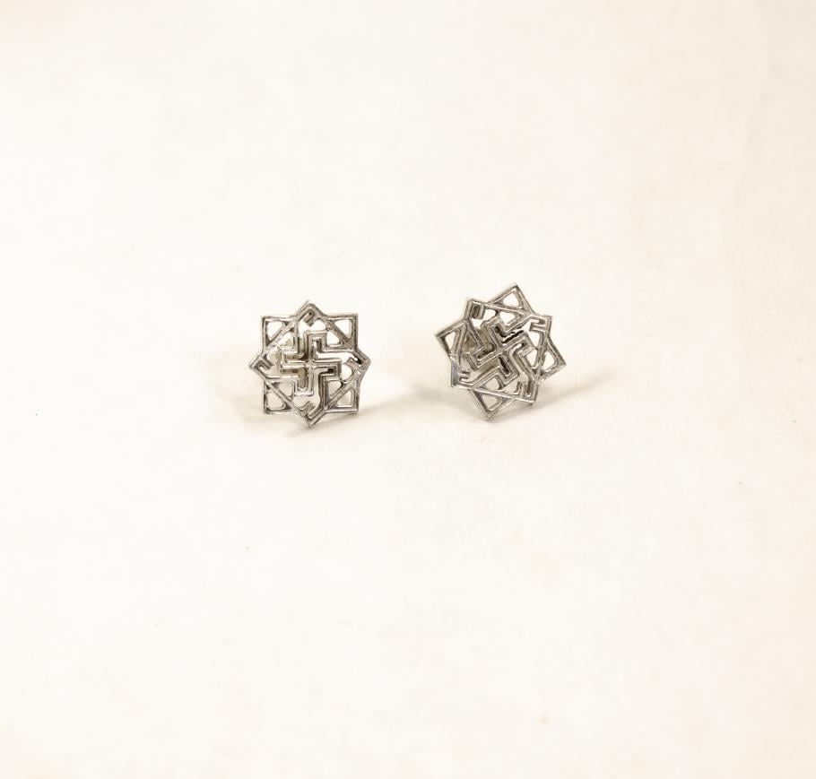 Серьги Maxi Silver 8744 Оберег Валькирия (88744)