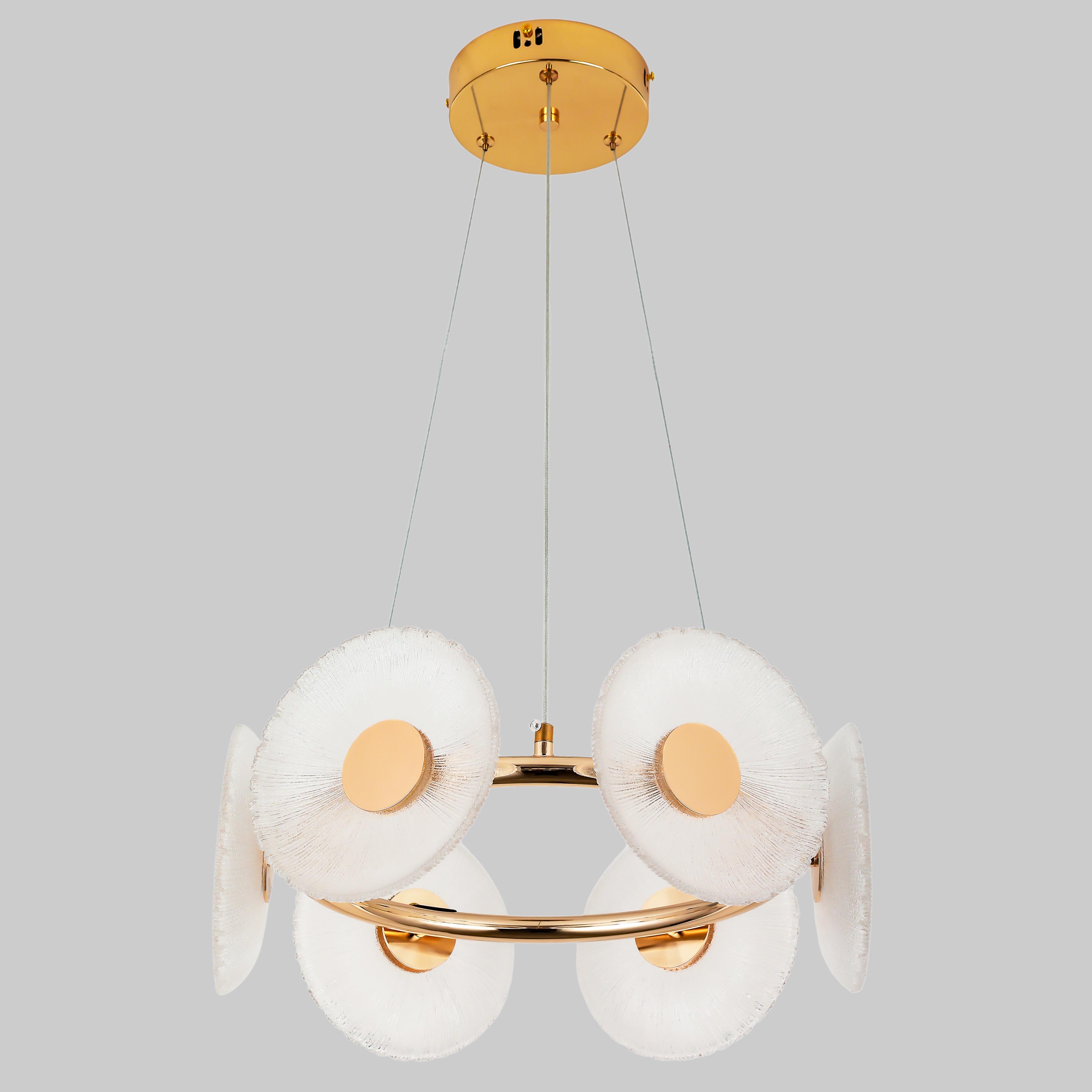 Люстра подвесная Blossom 20W 42 см Gold (803-6103-6led (450) FGD)