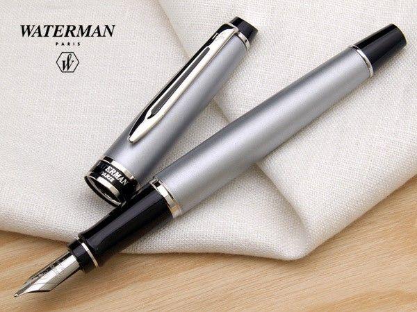 Пір'яна ручка Waterman Satin Chrome - фото 8