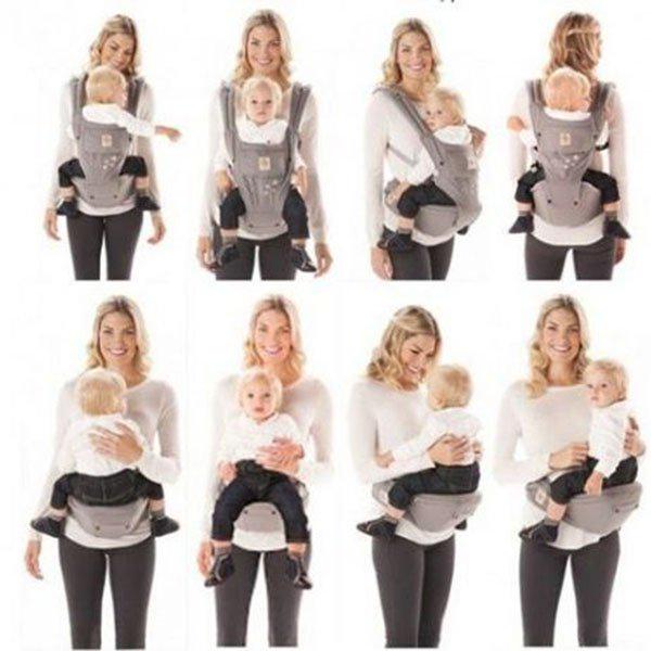 Хіпсіт Ergobaby hipseat carrier 2в1 Grey - фото 3