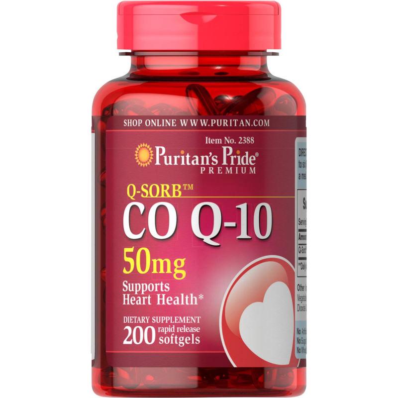 Натуральная добавка Puritan's Pride CO Q10 50 мг 200 капс. (6606)