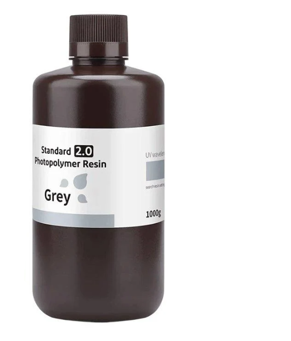Смола фотополимерная ELEGOO для 3D-принтера Standard Resin 1 кг Grey