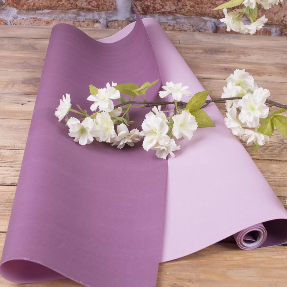 Бумага флористическая двусторонняя Фиолетовый/Сиреневый (215-17)