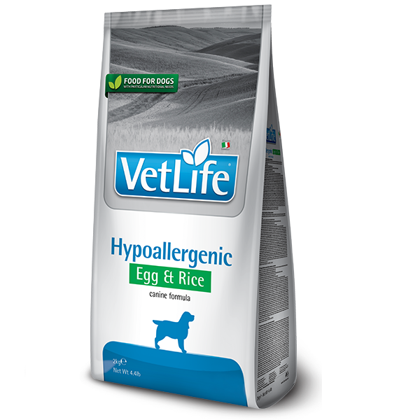 Корм сухой для собак Farmina Vet Life Hypoallergenic Egg&Rice диетическое питание при пищевой аллергии 2 кг (2998381548)