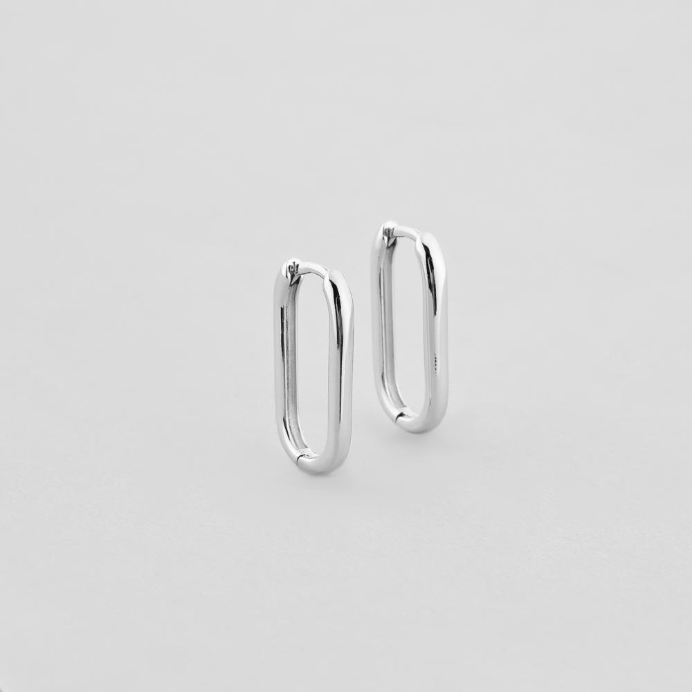 Серебряные серьги Minimal Гордость (9140) Серебряные серьги Minimal Гордость (9140)
