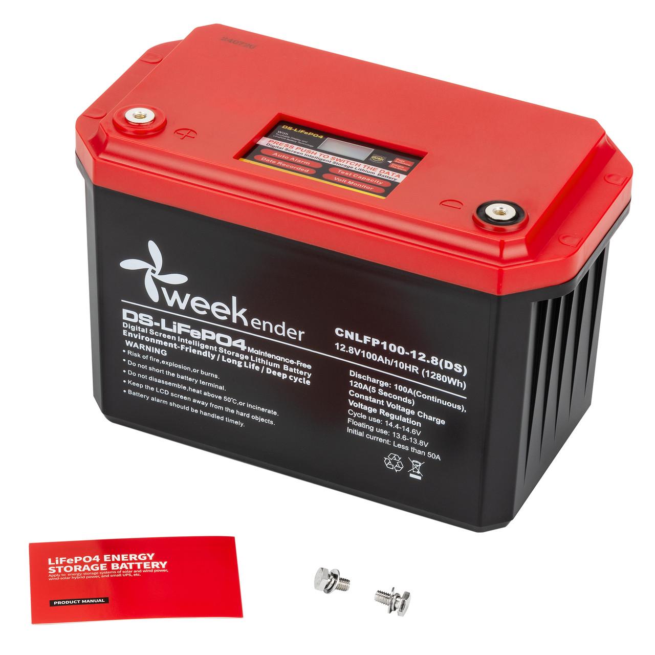 Акумулятор з дисплеєм Weekender IP66 100-12.8DS (2451306957) - фото 2 Акумулятор з дисплеєм Weekender IP66 100-12.8DS (2451306957) - фото 2