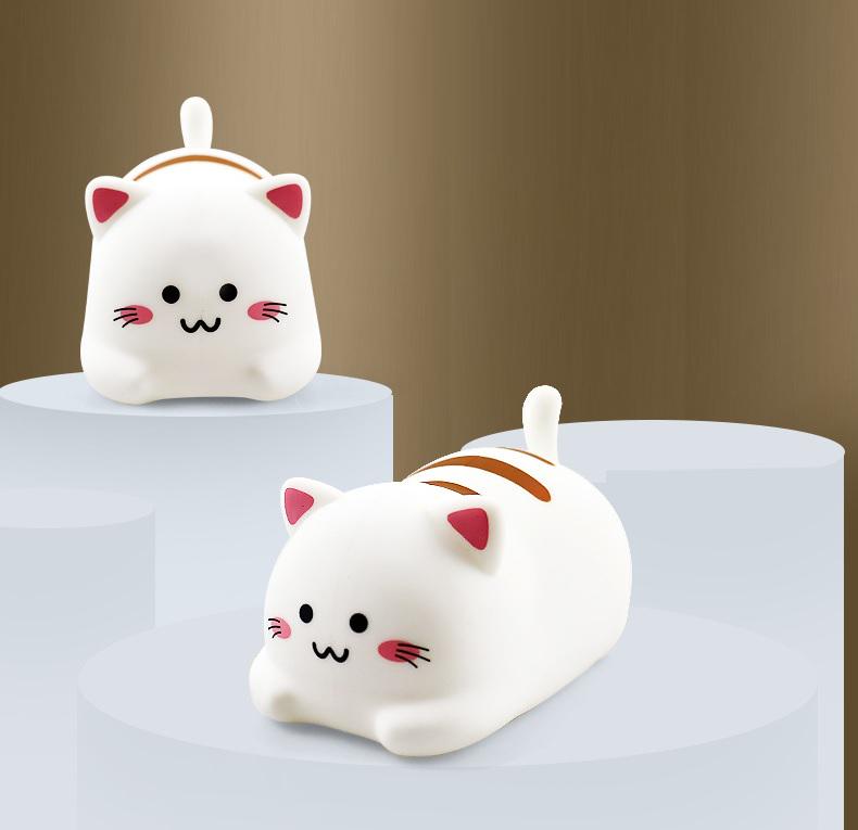 Нічник силіконовий Happy Kitty Lovely Silicone з пультом (20938032) - фото 6