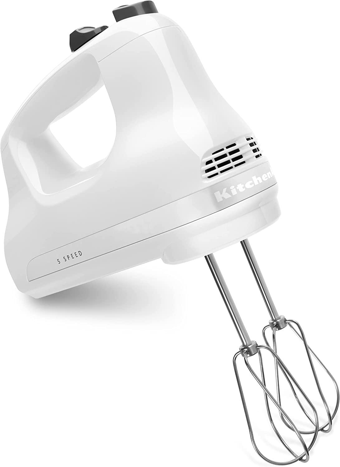 Миксер ручной KitchenAid 5 Ultra Power Speed Hand Mixer (KHM512 White) - фото 1