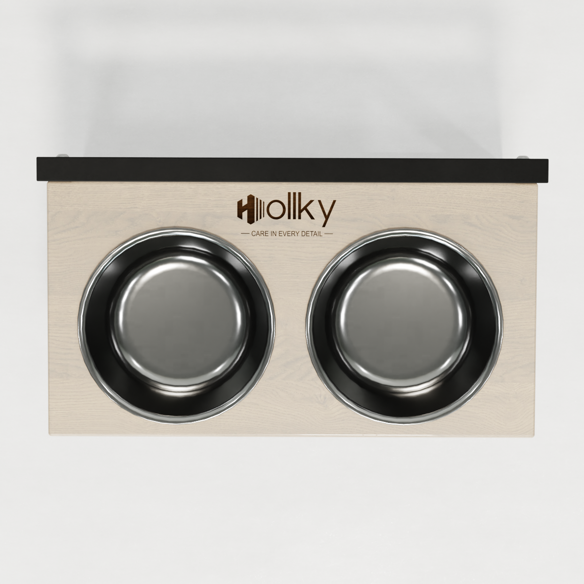 Миски на регулируемой подставке для средних собак Hollky Flex M 2х0,85 л (FM-422530-BLWH) - фото 8 Миски на регулируемой подставке для средних собак Hollky Flex M 2х0,85 л (FM-422530-BLWH) - фото 8