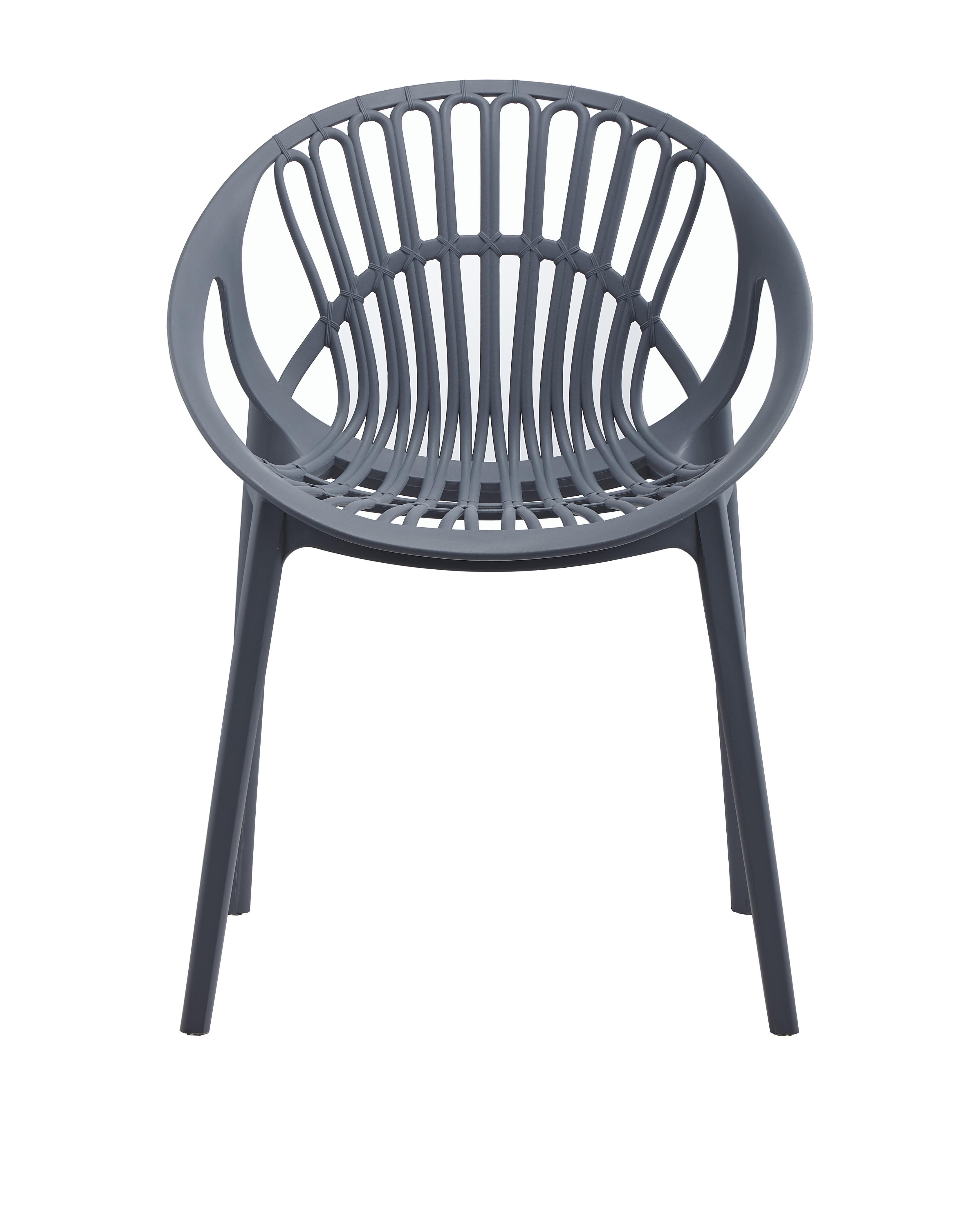 Стул обеденный Wow chair пластиковый Синий (1445)