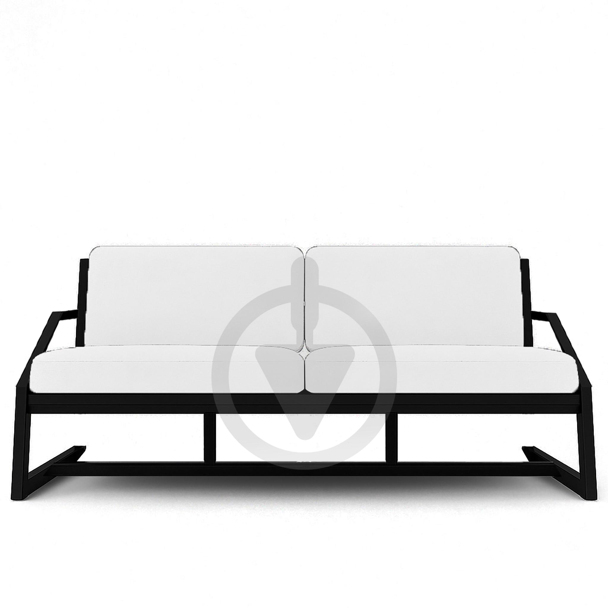 Диван металлический AVVS Атлас с подлокотниками лофт велюр 126 см Белый - фото 2 Диван металлический AVVS Атлас с подлокотниками лофт велюр 126 см Белый - фото 2