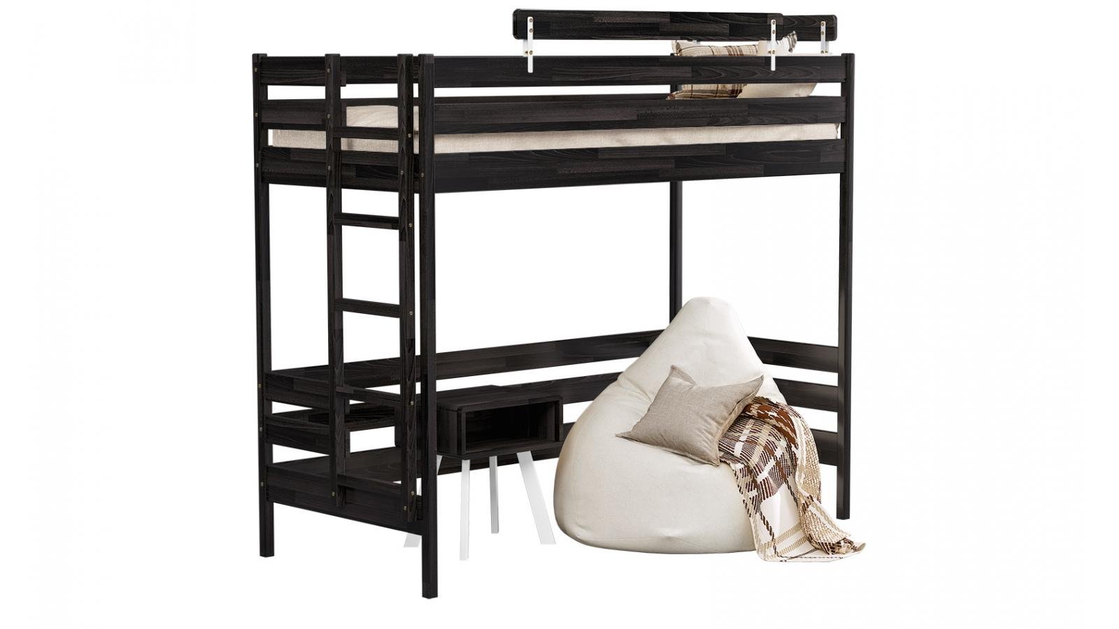 Кровать-чердак Лаос 90х200 см Венге