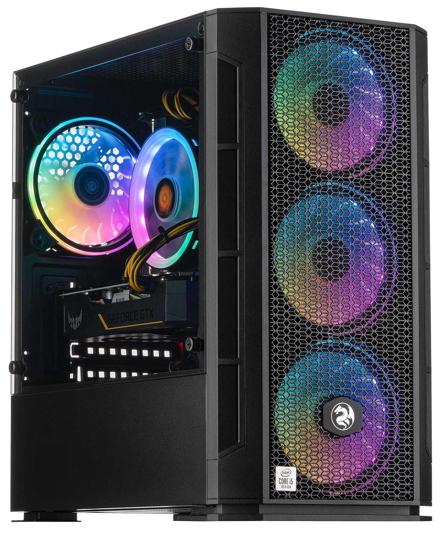 Системный блок 2E Complex Gaming Intel i5-10400F/B460 16 Гб SSD 500 Гб/HDD 1000 Гб NVD3060 12 Гб FreeDos GB700/650W (13379357)