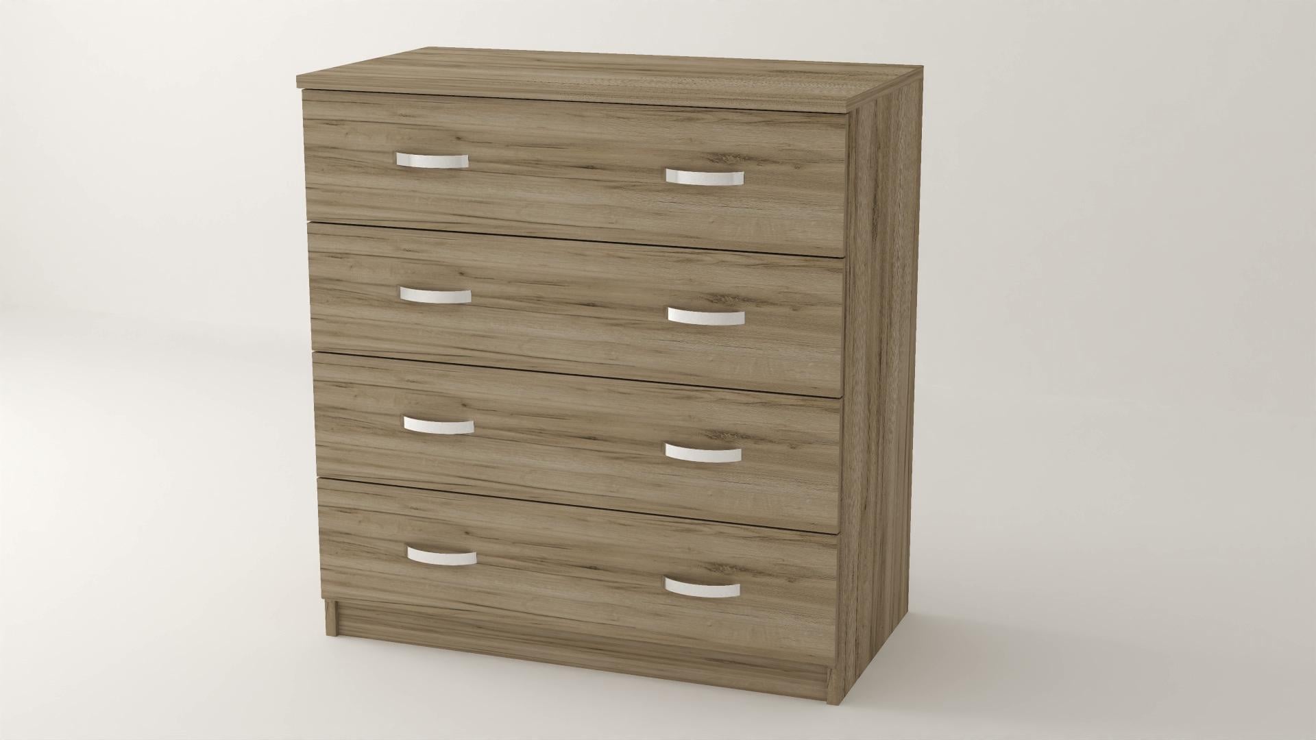 Комод Алекса ВК-18 105х50х90 см Дуб крафт серый