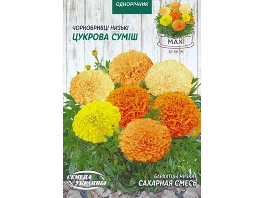 Семена Бархатцы Насіння України Макси 3 г 10 пачек (633417) Семена Бархатцы Насіння України Макси 3 г 10 пачек (633417)