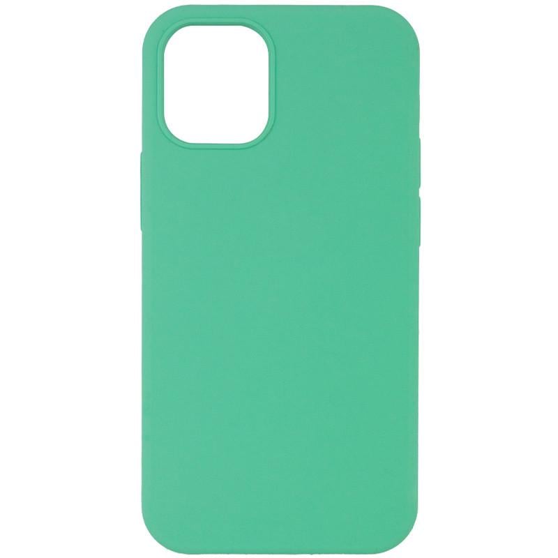 Противоударный Чехол Silicone Case Full Protective (AA) NO LOGO для Apple iPhone 12 Pro Max (6.7") Зеленый/Spearmint