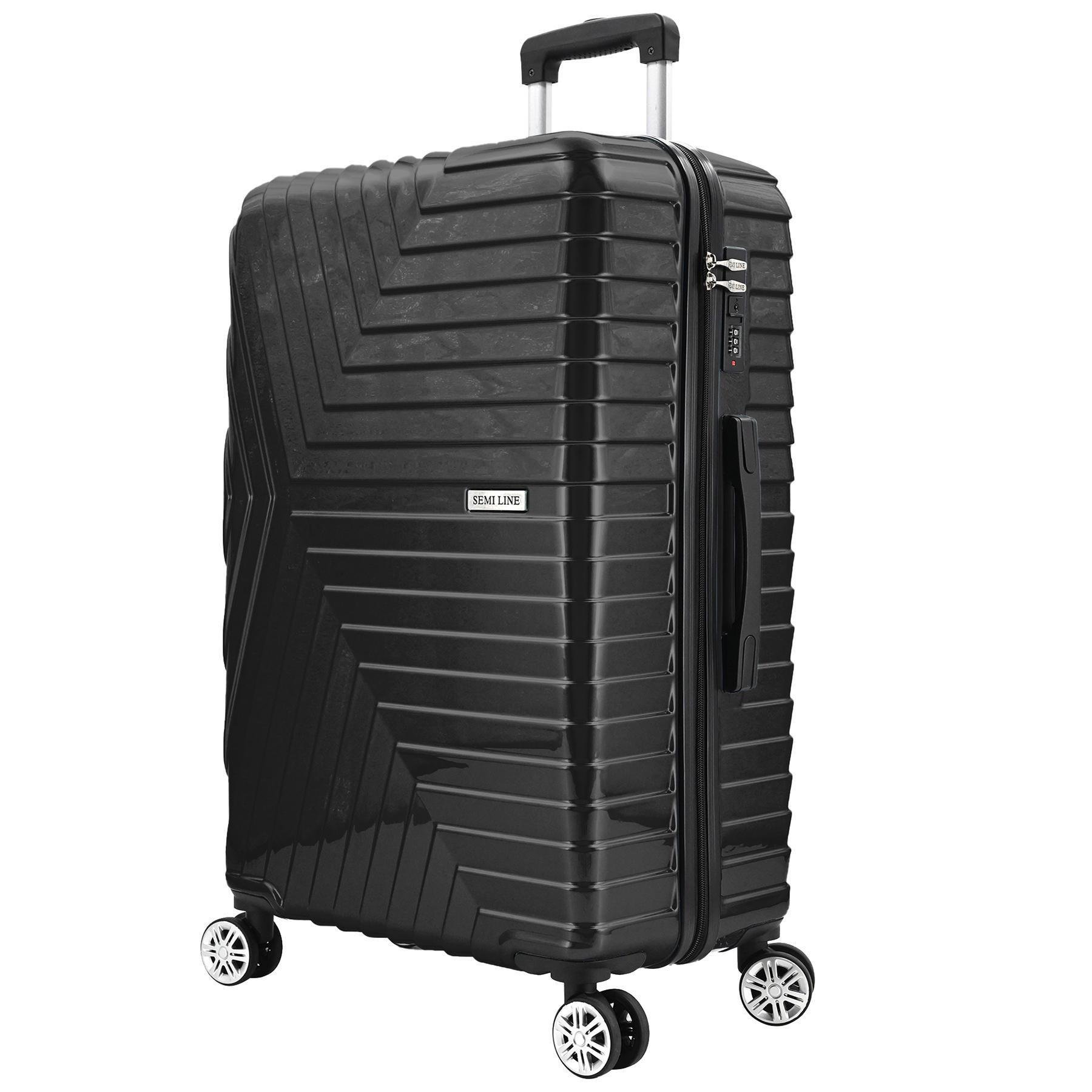 Чемодан Semi Line 24" M Black (T5765-2)