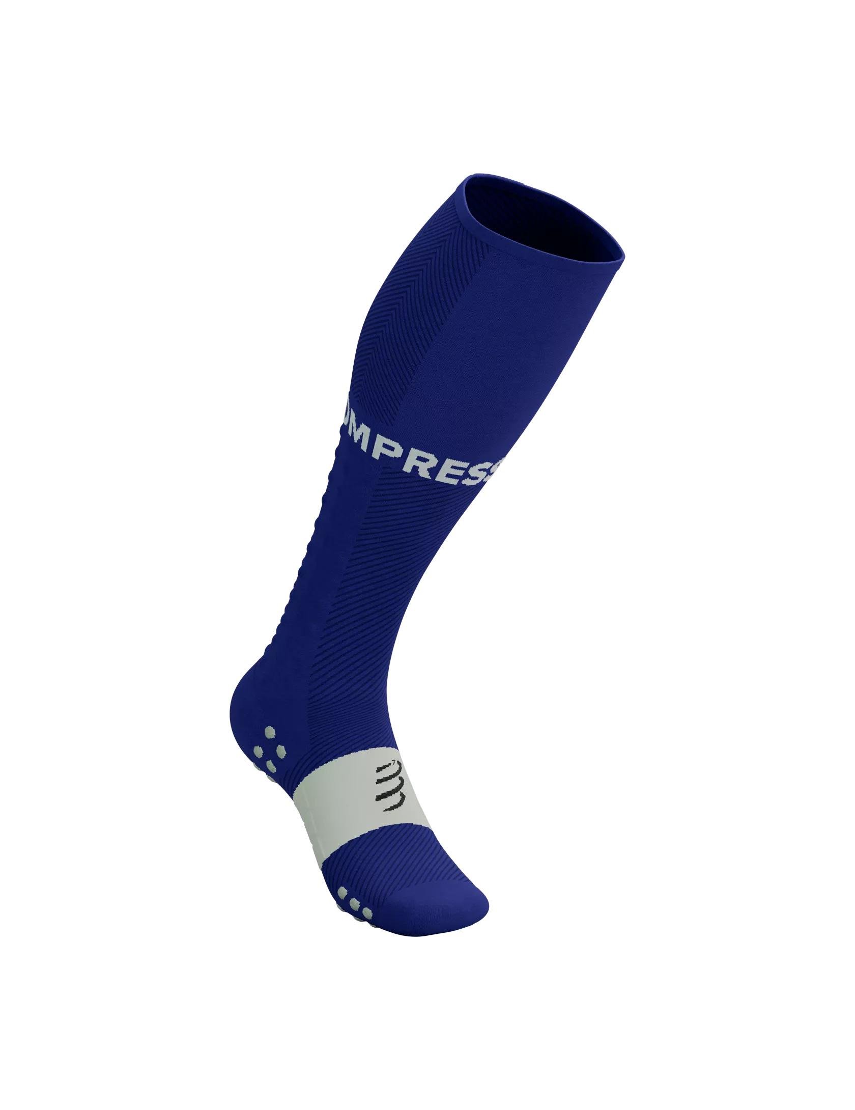 Гольфы Compressport Full Socks Run T1 Dazz Blue/Sugar - фото 2