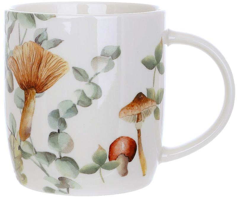 Набор фарфоровых кружек Грибная Поляна 360 мл 6 шт. Набор фарфоровых кружек Грибная Поляна 360 мл 6 шт.