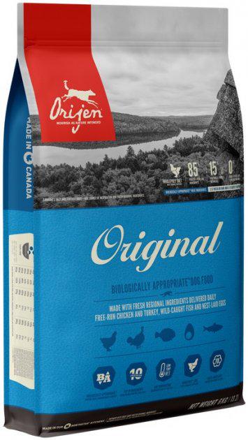 Сухий корм Orijen для всіх порід з куркою та індичкою 11,4 кг (o18212) (64992182120) - фото 1