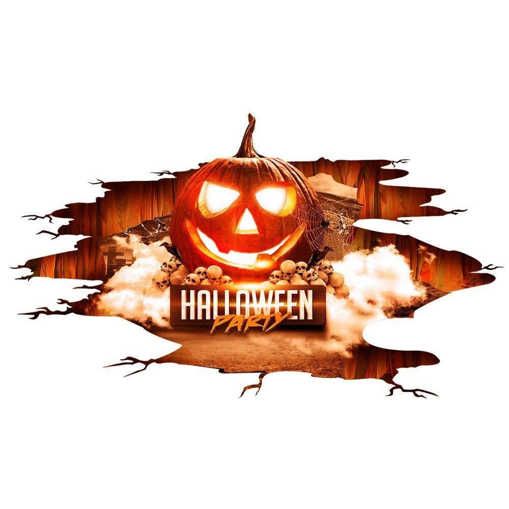 Наклейки на Хэллоуин Halloween Party 140x90 см Разноцветный (12152) Наклейки на Хэллоуин Halloween Party 140x90 см Разноцветный (12152)