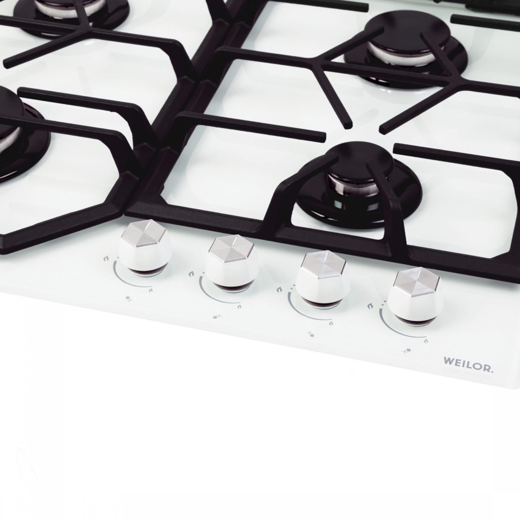 Варочная поверхность газовая WEILOR GG 604 WH - фото 5 Варочная поверхность газовая WEILOR GG 604 WH - фото 5