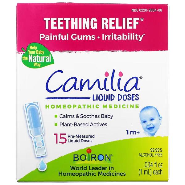 Добавка пищевая Boiron Camilia Teething Relief 1 мл 15 мл (000021187)