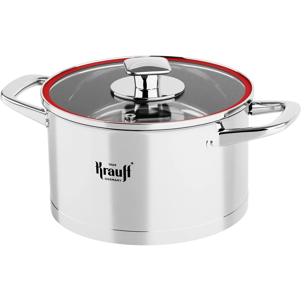 Кастюля KRAUFF Prime Chef 4,7 л c нержавеющей стали c крышкой