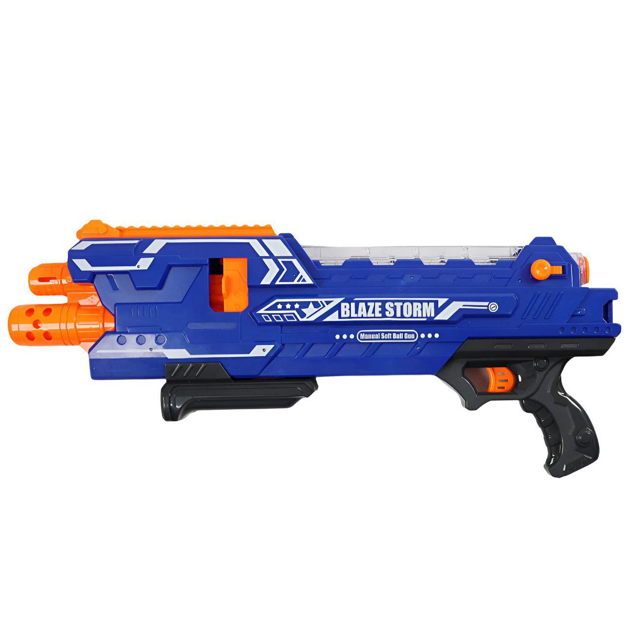Автомат іграшковий м’які кулі/механічний принцип/12 зарядів Синій (ZC 7096) Автомат іграшковий м’які кулі/механічний принцип/12 зарядів Синій (ZC 7096)