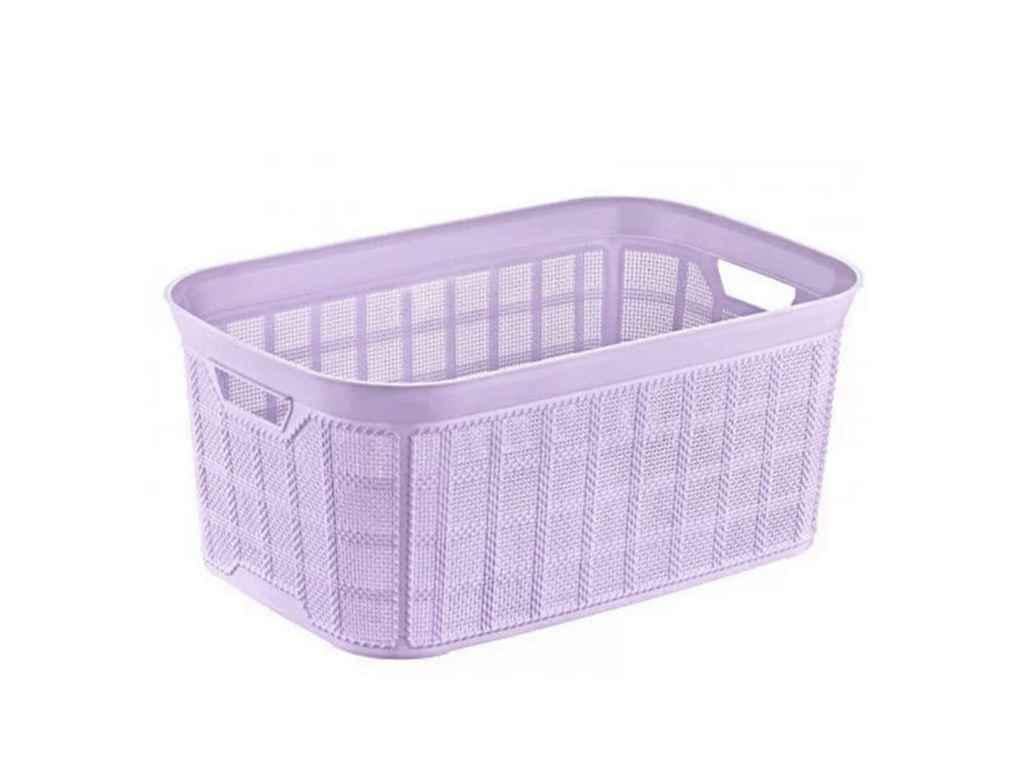 Кошик для білизни AKAY 35 л JUTE AK 581 Фіолетовий (998563)