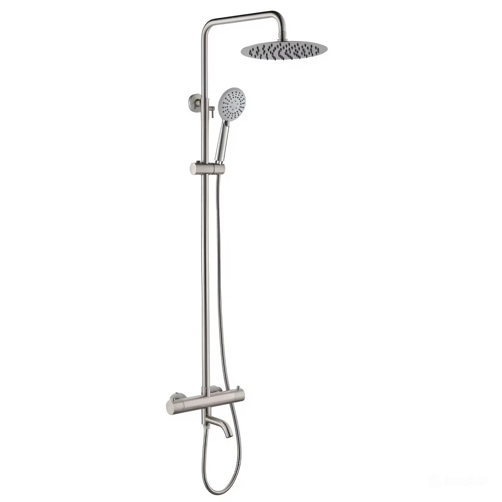 Душевая колонна с термостатическим смесителем KOER KI-57018-02 3 функции из нержавеющей стали SUS304 (KR5545)