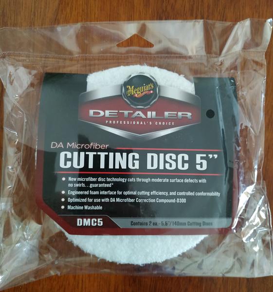 Ріжучий диск мікрофібровий Meguiar's DMC5 DA Microfiber Cutting Disc 5,5"/140 мм (ADMC5) - фото 4