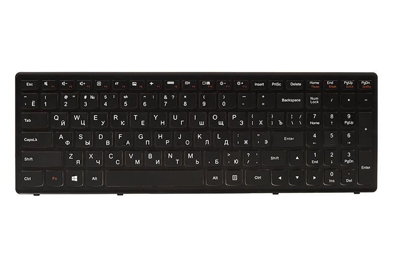 Клавиатура Power для ноутбука IBM/Lenovo IdeaPad Flex 15 G500s черный фрейм Черный