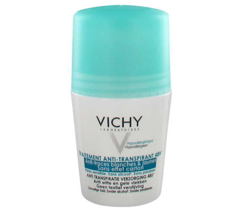 Дезодорант-антиперспирант Vichy 48H регулирующая защита для всех типов кожи 50 мл (35041675)