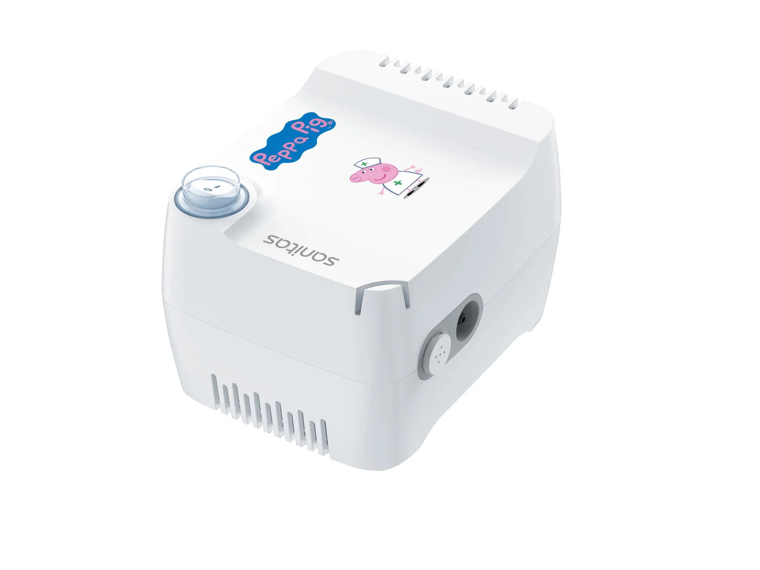 Інгалятор компресорний Sanitas SIH 09 Свинка Пеппа 6 мл Білий (28100454) - фото 2 Інгалятор компресорний Sanitas SIH 09 Свинка Пеппа 6 мл Білий (28100454) - фото 2