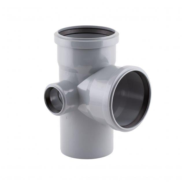Крестовина двухплоскостная Valsir для внутренней канализации PPR Ø 110х50х110 мм 67° (547441458)