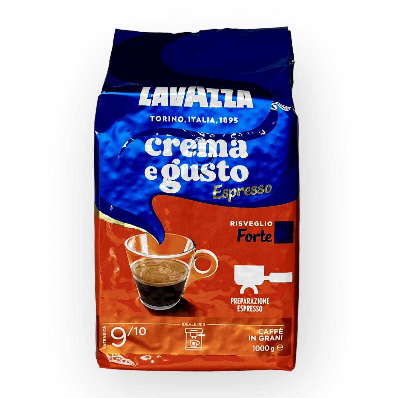 Кофе в зернах Lavazza crema e gusto forte кремовый крепкий купаж 1000 г (1891304708)