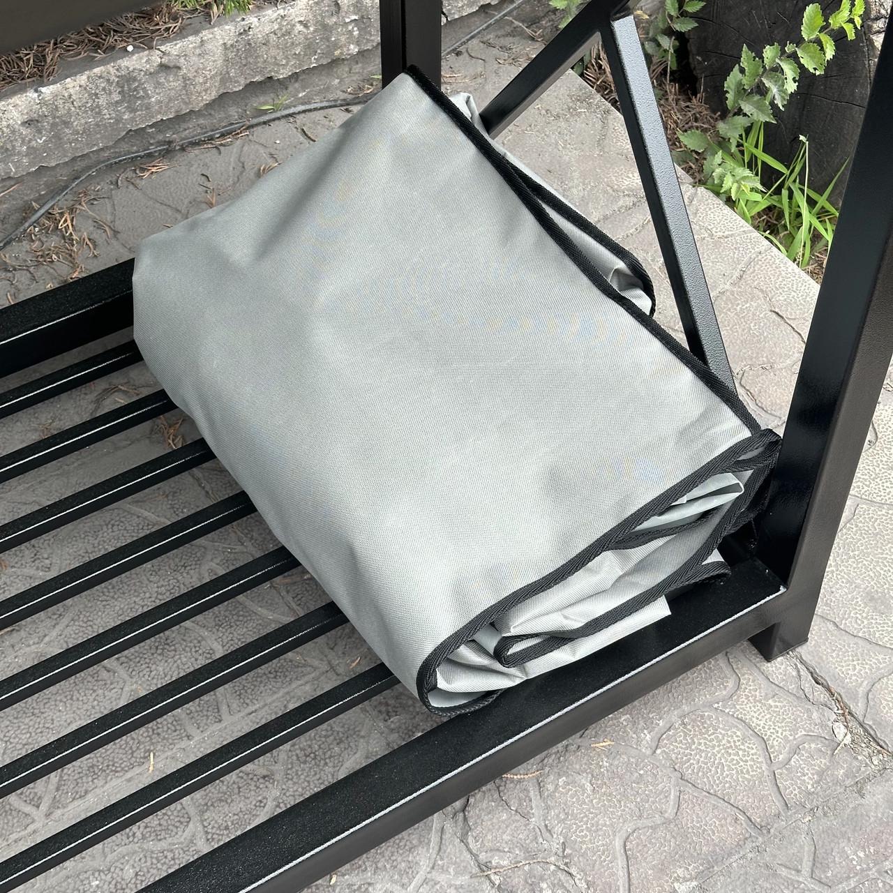 Чехол Metalzavod для мангала в стиле LOFT на 9 шампуров 115х65х110 см Серый (CHHL-ML9-GY) - фото 6