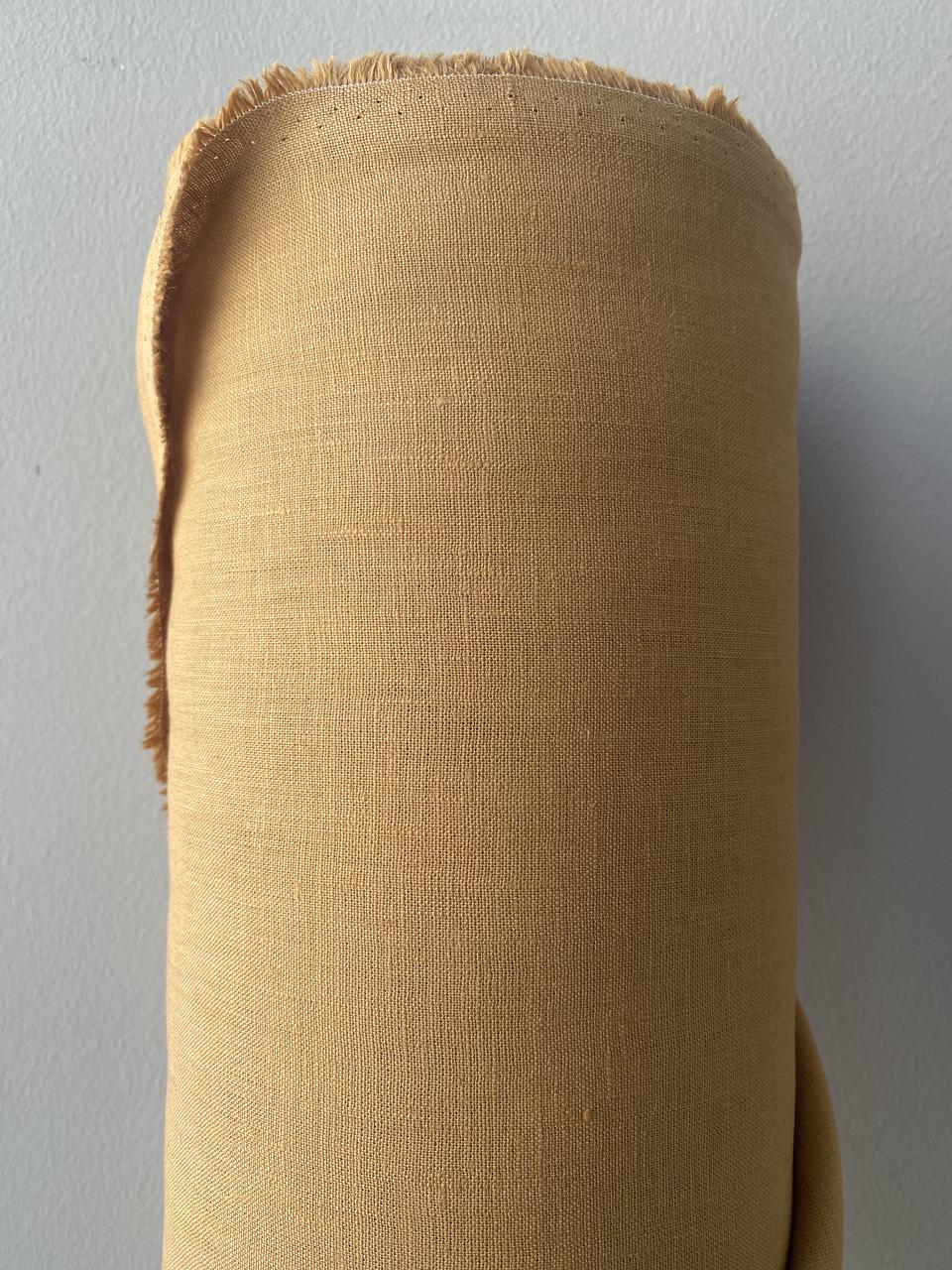 Ткань LINEN PLUS 100% лен 143 см 353/915 Рыжевато-коричневый - фото 1 Ткань LINEN PLUS 100% лен 143 см 353/915 Рыжевато-коричневый - фото 1