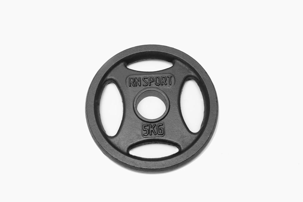 Гантелі олімпійські металеві RN-Sport 31 кг 2 шт. (2764274492) - фото 4