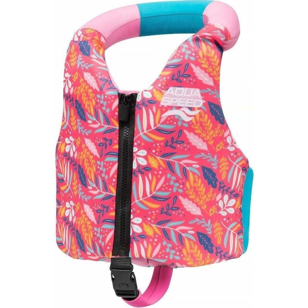 Жилет для плавания детский Aqua Speed AQUA PALS р. 19-30 кг Розово-голубой (628-03)