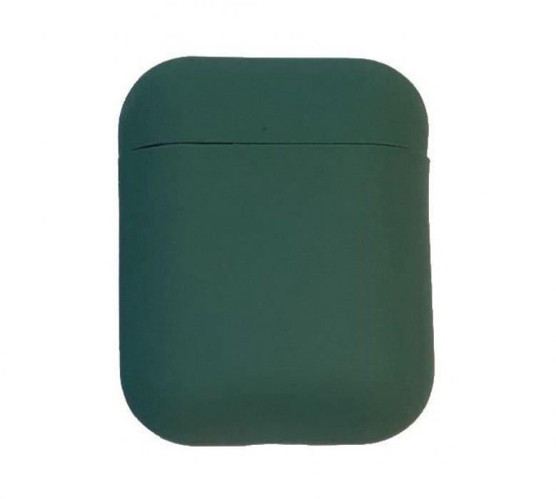 Чехол для наушников силиконовый Silicone Case for AirPods Forest Green