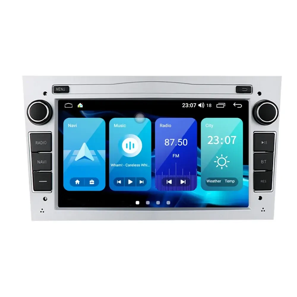 Магнітола штатна Torssen Opel Vectra/Astra/Zafira/Antara NF7 Carplay Silver 7" (32132196)