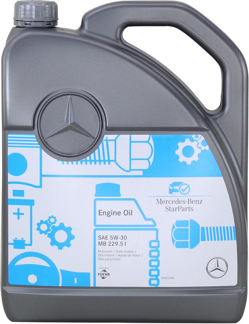 Моторное масло Mercedes-benz Mb 229,51 бензин/дизель 5W-30 5 л (1406440)