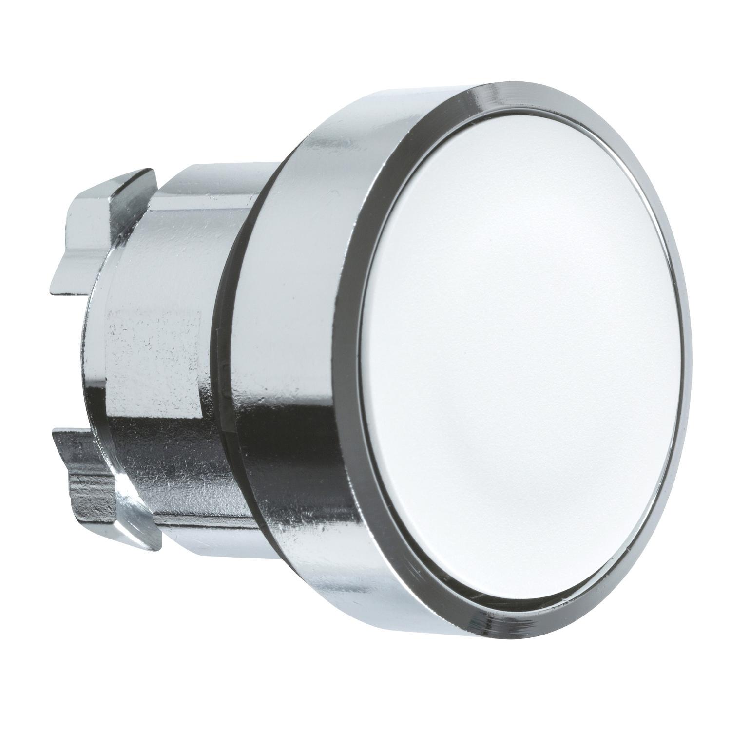 Головка Schneider Electric Harmony XB4 для кнопки 22 мм без подсветки Белый (ZB4BA1)