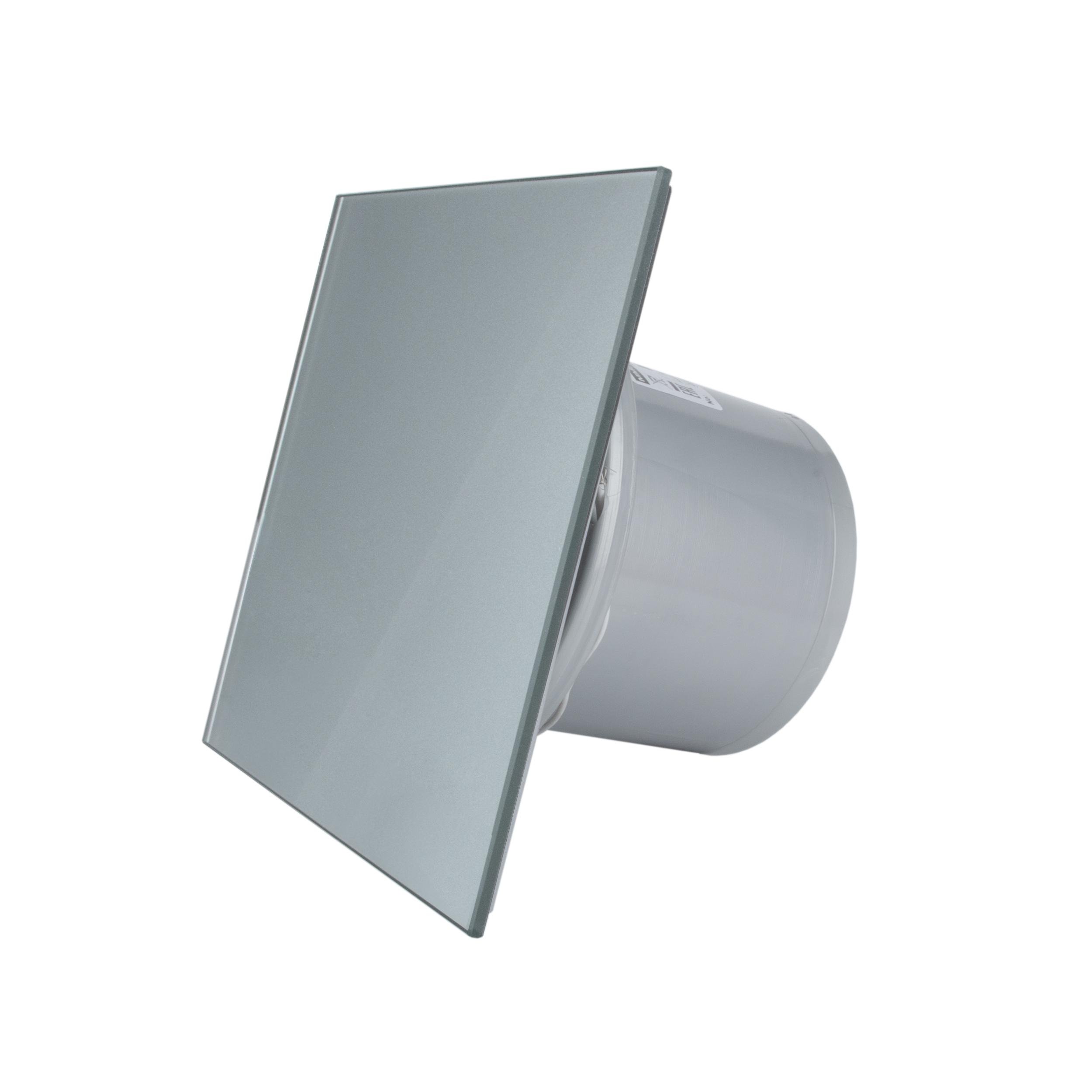 Вентилятор вытяжной с обратным клапаном MMotors MMP 100 105 м3/час стекло Светло-серый (9043)