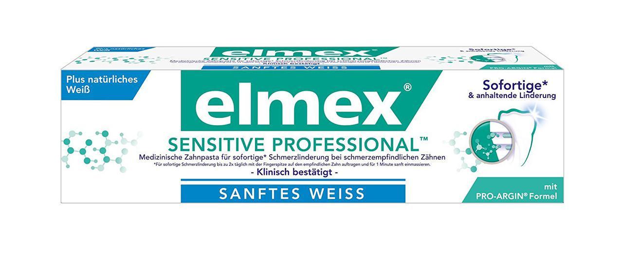 Зубна паста для догляду за чутливими зубами Elmex SENSITIVE PROFESSIONAL SANFTES WEISS 75 мл